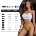 thumbnail image 2 of Thongs for Women - Fast Food 1 No Show Seamless Womens Thongs Underwear, Soft Stretch G String Thongs for Women,Cuteness Ladies Thong Bikini Panties Briefs, 2 of 5