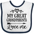 thumbnail image 3 of Inktastic My Great Grandparents Love Me Boys or Girls Baby Bib, 3 of 4