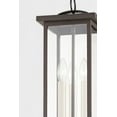 thumbnail image 3 of Troy Lighting F7520 Eden 3 Light 8" Wide Outdoor Taper Candle Multi Light Pendant - Bronze, 3 of 4