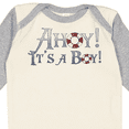 thumbnail image 4 of Inktastic Ahoy It's a Boy Boys Long Sleeve Baby Bodysuit, 4 of 5