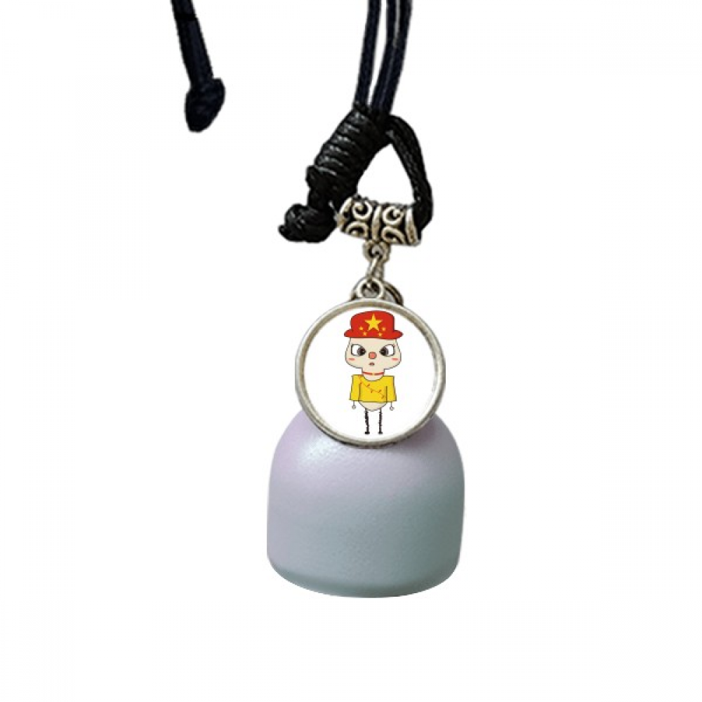 China Country Asia Mandarin Flag UU Wind Chimes Bell Car Pendant