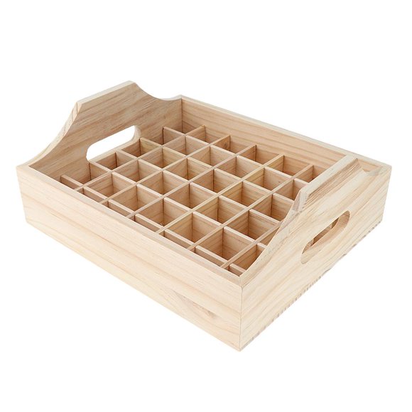 Organizador de Bandeja de Aceite Esencial de Natural, Estante de para Exhibición, Almacenamiento de Aceites para Un Fácil Macarena Pantalla de aceite esencial