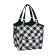 thumbnail image 2 of Everything Mary Yarn Storage and Transport Tote, Buffalo Check Polyester with 6 Pockets, 2 of 7