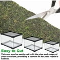 thumbnail image 3 of Triani 1Pcs Moss Reptile Carpet 5.9*39.4 Inch Terrarium Bedding Substrate Liner Rainforest Reptile Supplies Green Substrate Flooring Bearded Dragon Tank Accessories, 3 of 7