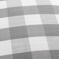 thumbnail image 3 of Bohogeo Buffalo Plaid Check Throw Pillow Covers for Sofa Couch Bedroom Living room, 18x18 Inch, Gray and White,Set of 2, 3 of 7