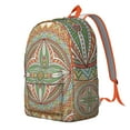 thumbnail image 2 of Elegant Boho Mandala Floral Backpack with Computer Pocket, Spacious College Bookbag, Lightweight School Essential for Work Travel, Great Gift, 2 of 5