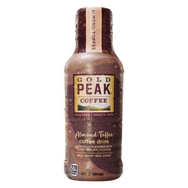 Gold Peak Coffee Drink Almond Toffee 14 Oz Pack of 12