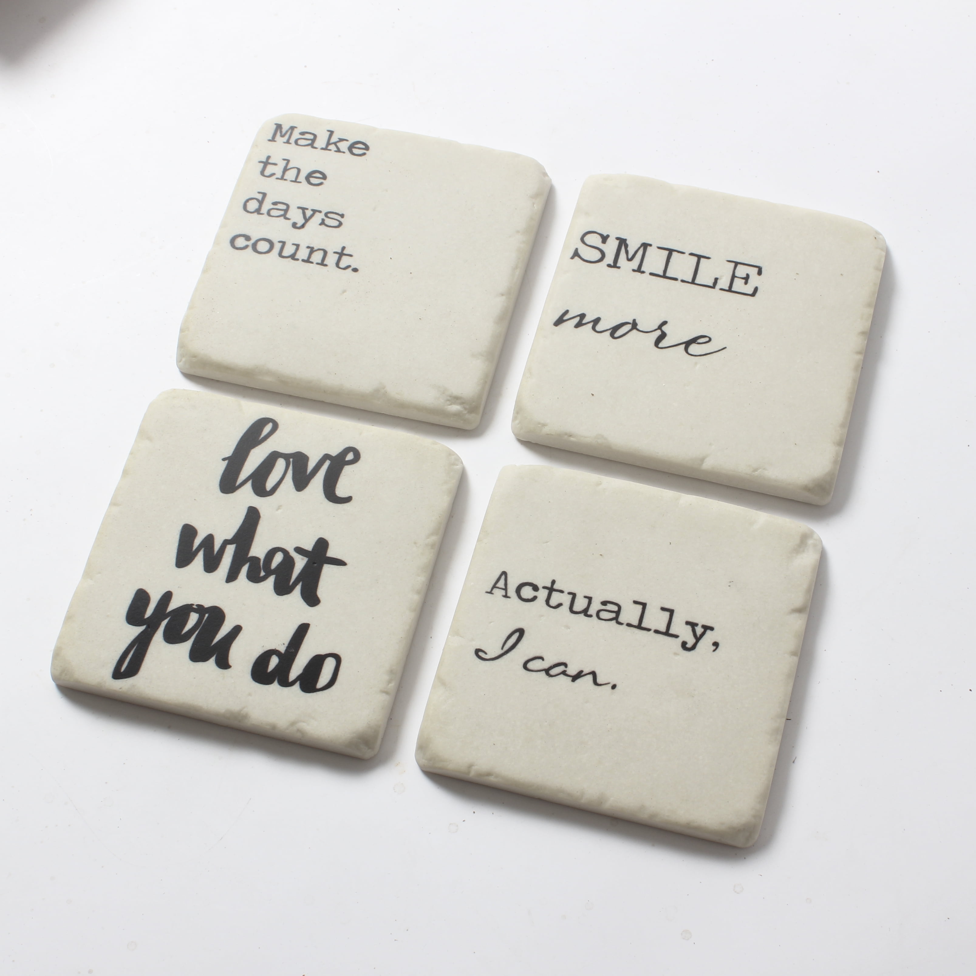 "Love What You Do" Inspirational Coasters, 4Piece Set Walmart Canada