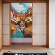 thumbnail image 1 of Cortina de puerta semiopaca con patrón de patchwork de dos piezas Encanto, cortinas opacas decorativas para dormitorio, sala de estar, decoración de habitación de niños, 34 x 56 pulgadas, tamaño, 1 of 7