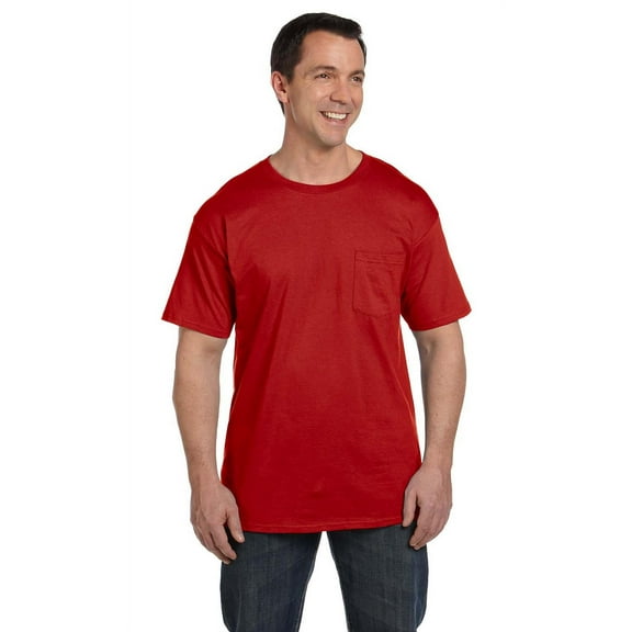 Hanes 61 Oz Beefy-T With Pocket