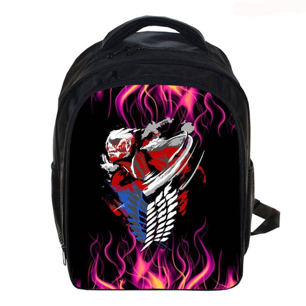 Mochila escolar Anime Attack on Titan para niños