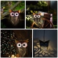 thumbnail image 4 of Farol Colgante De Búho Solar, Luces De Metal, Bonitos Farolillos De Búho, Lámpara Hueca Impermeable Para Decoración De Jardín, Patio, Porche sonducket HA034908-00, 4 of 6