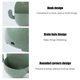 thumbnail image 5 of Bewildely Caja de almacenamiento Organizador de drenaje de plástico Soporte de contenedor de baño montado en la pared con ganchos Contenedor de baño Juegos de accesorios de baño verde claro Bewildely HA003243-02, 5 of 6