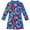 Dark Blue, variant on shoper 4t Swimsuit Girls Comfortable Fit Print Long Sleeve One-Piece Swimsuit Lightweight Rash Guard Set Girl's Holiday Swimwear Dark Blue 100