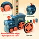 thumbnail image 5 of Fiudx Juego de Tren de Dominó, Juguete de Rompecabezas de Dominó Automático, 60 Dominós de Colores Incluidos, Efectos de Sonido y Luces de Simulación, Diversión para El Aprendizaje Temprano, Regalo P, 5 of 6