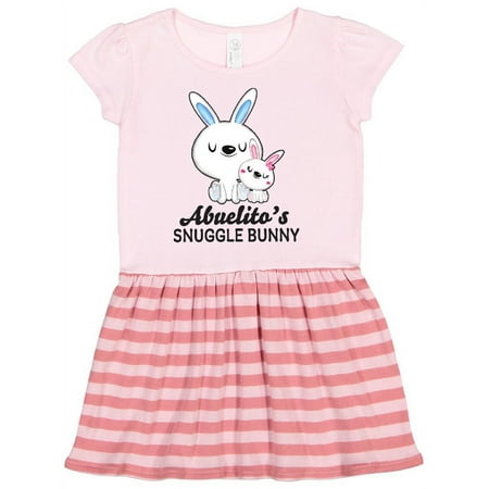 

Inktastic Abuelitos Snuggle Bunny Easter Gift Toddler Girl Dress