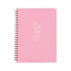 thumbnail image 2 of Cuaderno floral YUEtays, bonito cuaderno estético, bonito cuaderno/diario universitario de 8x6 con bolsillos grandes y páginas rayadas, suministros perfectos para mantenerse organizado en el trabajo, 2 of 8