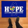thumbnail image 4 of VictoryStore Awareness: Hope, Autism Awareness Doormat 24x36 Inches, Tufted Loop, Durgan Backed, 4 of 5