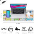thumbnail image 5 of Long Mouse Pads for Desk,Colorful Funny Dachshund Desk Mats on Top Of Desks, Desk Mouse Pad Extra Large with 3mm Non-Slip Base and Stitched Edge for Gaming,Office,Work,Home 31.5"x11.8", 5 of 6