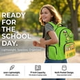thumbnail image 4 of Yspwyqan Backpack Set for Kids Boys, Baseball Dinosaur 4Pcs Backpack Set with Lunch Box Pencil Case, Animal Bus Lightweight Adjustable Straps Daypack for School Travel, 4 of 7