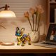 thumbnail image 5 of 2X Dogs Lamps, Resin Stained Glass Lamps, Dog Series Art Table Night Light, Cute Pet Vintage Themed Led Table Home Decor, 5 of 5