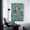 thumbnail image 3 of Póster de pared con pintura Thangka tibetana, arte de pared, lienzo, regalo, impresiones para sala de estar, decoración de dormitorio, póster, obras de arte, 20 x 30 pulgadas (50 x 75 cm), 3 of 6