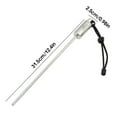 thumbnail image 3 of braveheart Keep Diving Steel Pointer Rod Maker Measurement Underwater Rattle Stick Handheld Bottle Lanyard Sports Tool for Adults Black 1Set, 3 of 6