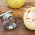 thumbnail image 5 of Apple Corer under $5! CQCYD Stainless Steel Fruit Corer, Multi-function Apple Pear Core Remover, Kitchen Fruit Pitter Separator, Easy Clean Vegetable Coring Tool, 5 of 9