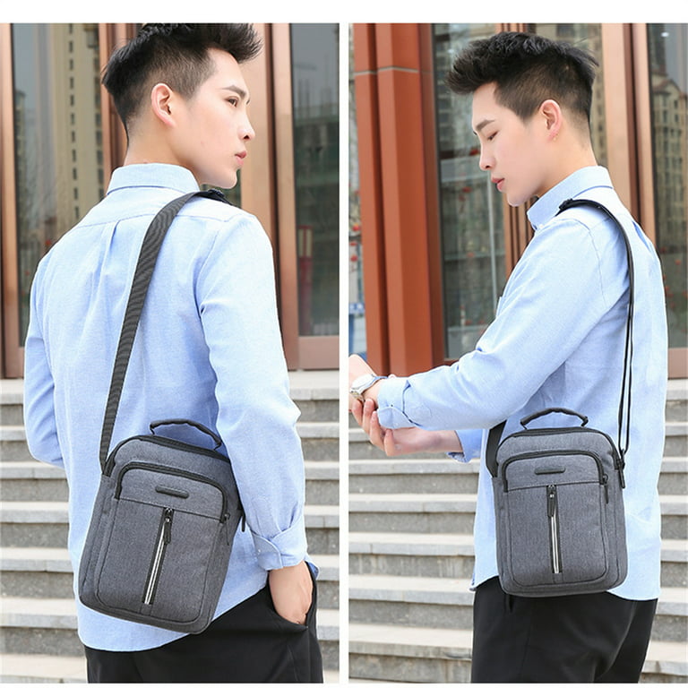 Men's Leather Shoulder Bags Travel Bag Messenger Bag Cross Body