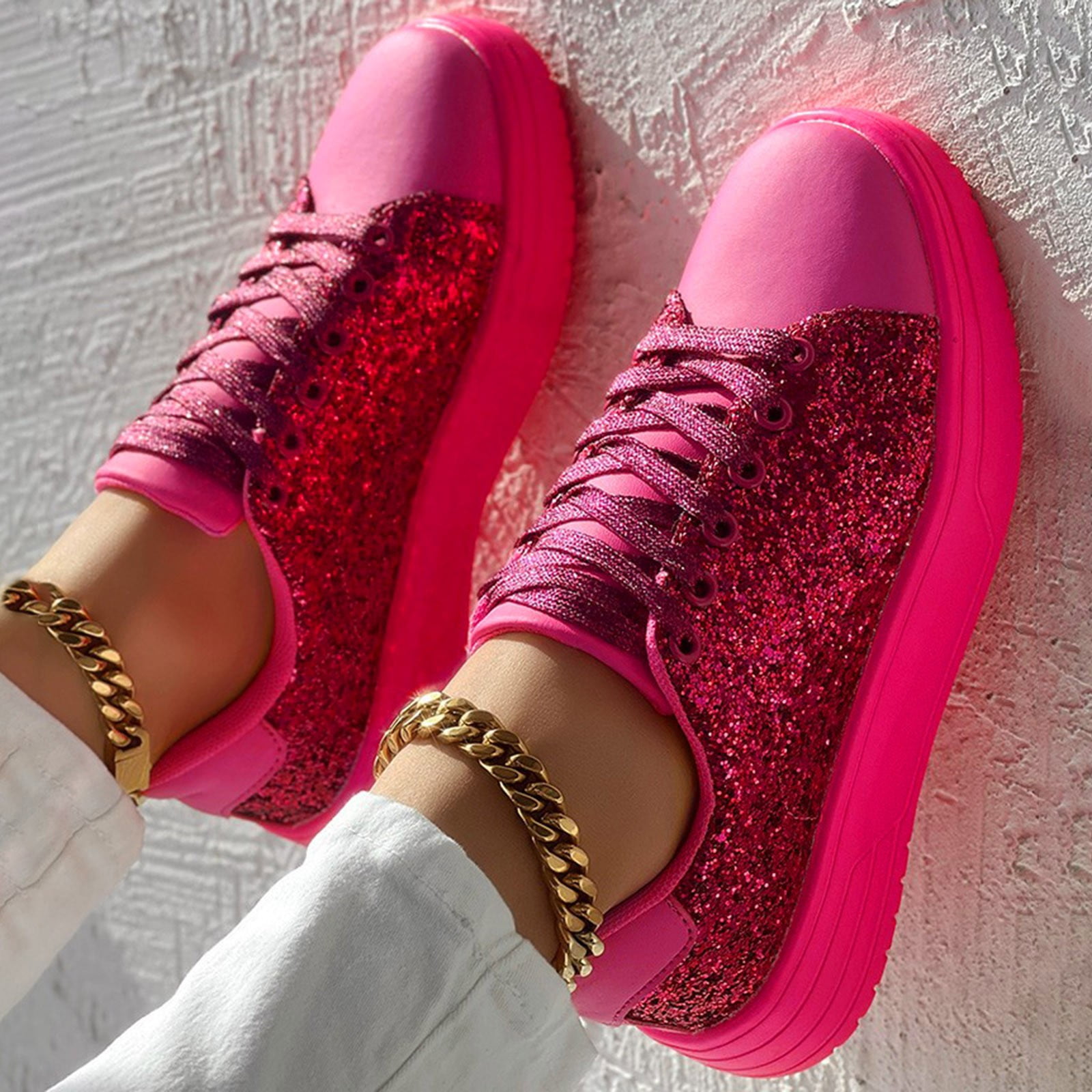 Glitter Shoes Adidas Pink Sparkly Trainers Trainers Sparkly Pink