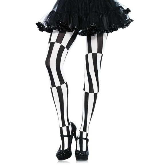 Morris Costumes Striped Optical Illusion Pantyhose