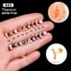 thumbnail image 1 of Pendientes perforados de cartílago de moda con incrustaciones de circonita y titanio G23 para dientes internos, labio espinoso, uña, hueso de la oreja, 1 of 5