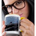 thumbnail image 2 of 3drose, Northern Oregon Coast Seagull, 15oz Two-tone Yellow Mug, 2 of 6