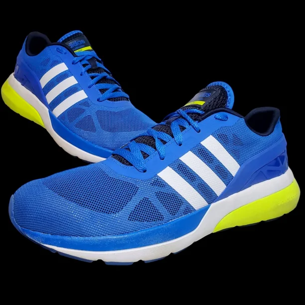 Ad-id-as Cloudfoam Flow Blue Athleisure Sneakers Shoes Men's Size 10 US