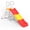 Red + Plastic, variant on 2-in-1 Kids Climbing Slide Ages 3-8, 76.4-Inch Smooth Slide Track, Anti-Slip Steps, Sturdy Structure, Easy Assembly, Indoor Outdoor Backyard Play