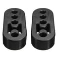 thumbnail image 3 of 2pcs 4 Holes Car Vehicle Universal Exhaust Pipe Mounting Mount Hanger Hanging Bracket 12mm High, 3 of 8