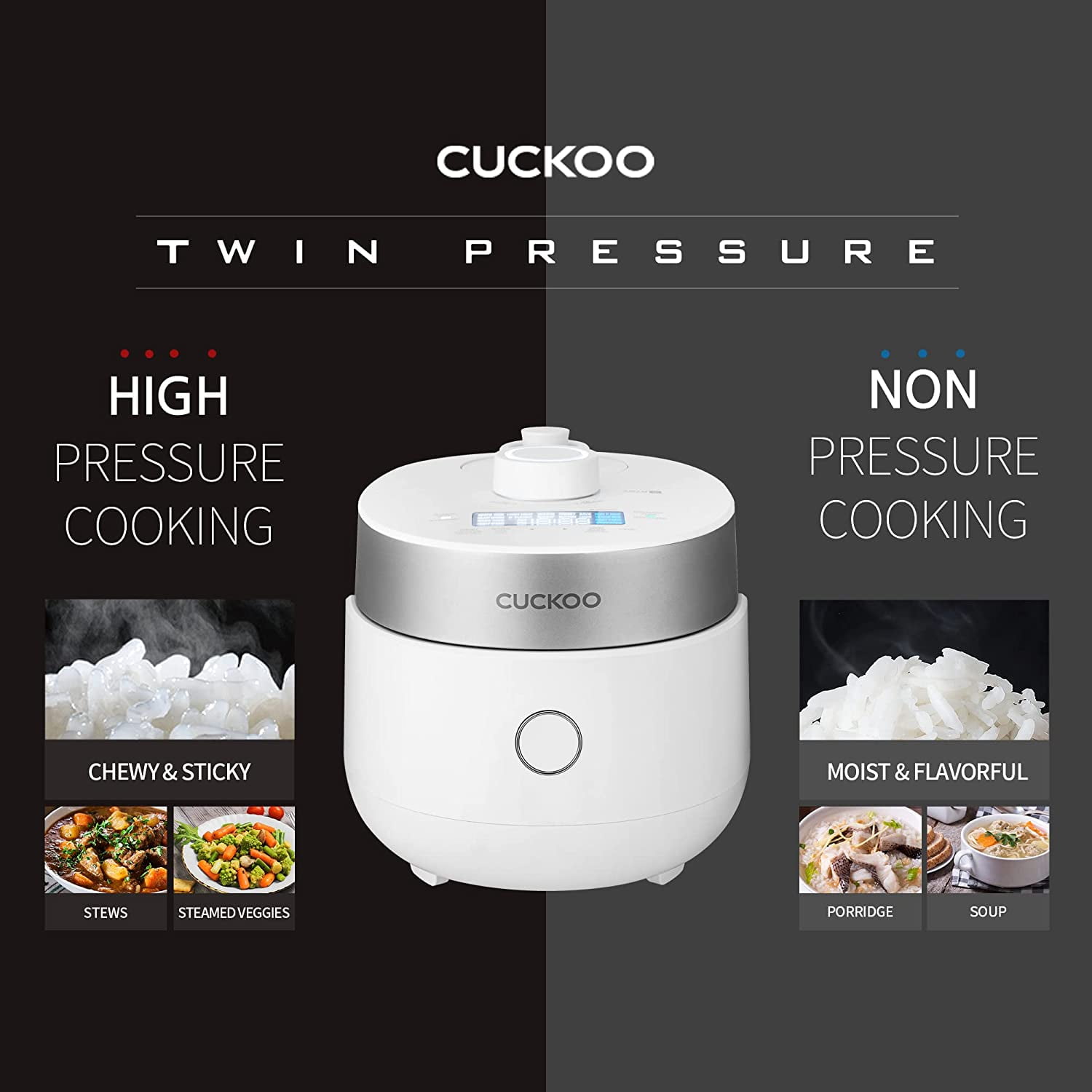 Cuckoo twin pressure cheap