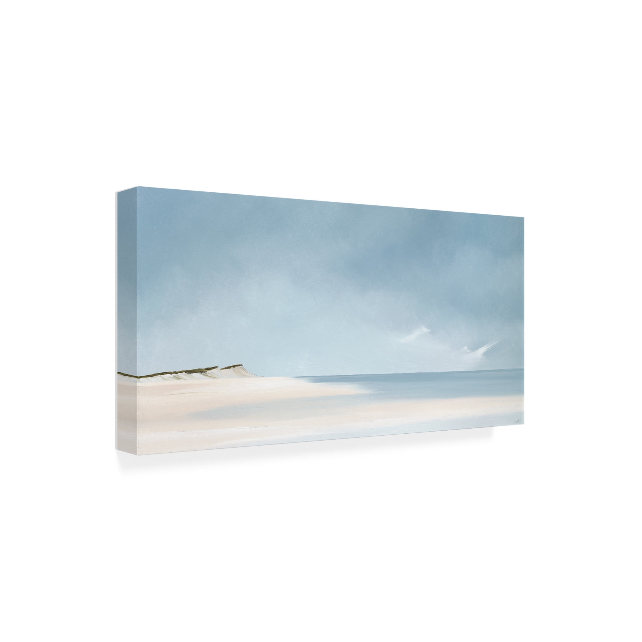 Canvas Wall Art - Rick Fleury 'Summertide' Wall Art for Living Room, Bedroom, or Office Décor by Trademark Fine Art - 32 x 16 Inches