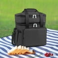 thumbnail image 7 of Lunch Box for Men, 18L Insulated Lunch Bag for Men and Women, Double Layers Cooler Bag, Leak-Proof Cooler Box, Large Lunch Pail for Work, Office, Camping, Travel, 7 of 7
