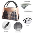 thumbnail image 4 of Disketp Cute Mouse In Glasses Bolsa Térmica Estampada, Bolsa Térmica Aislante para Almuerzo, Playa y Campamento, 4 of 6
