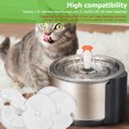 thumbnail image 4 of Muyoka Filtros de fuente de agua para gatos, 4 filtros de repuesto para fuente de mascotas, filtros redondos para fuente de gato con resina y carbón activo, alta compatibilidad para fuente de gato y p Muyoka Hogar, 4 of 7
