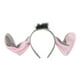 thumbnail image 4 of Diadema con orejas de burro, tocado realista de burro, accesorio para disfraz de burro, suministros para fiestas de cosplay de Halloween y diversión de disfraces, 4 of 8