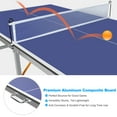 thumbnail image 3 of HooKung Midsize Table Tennis Table, Foldable & Portable Ping Pong Table Set with W/Accessories Table tennis for Indoor Outdoor, 3 of 7