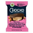 thumbnail image 3 of Chocxo Organic Dark Chocolate Almond Butter Cups, 60% Cocao, 3 of 5
