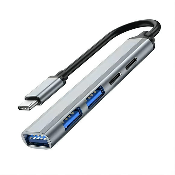 Kabnic Usb Port Hub 5-In-1 Usb-C Hub 1 Usb 3.0 Data Ports 2 Usb 2.0 Data Ports 65W Pd Fast Charging Transmission Por Aluminum Alloy