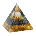 thumbnail image 2 of Peggybyg Handmade Orgonite Pyramid Natural Crystal Stone Healing Orgone Energy Generator, 2 of 7