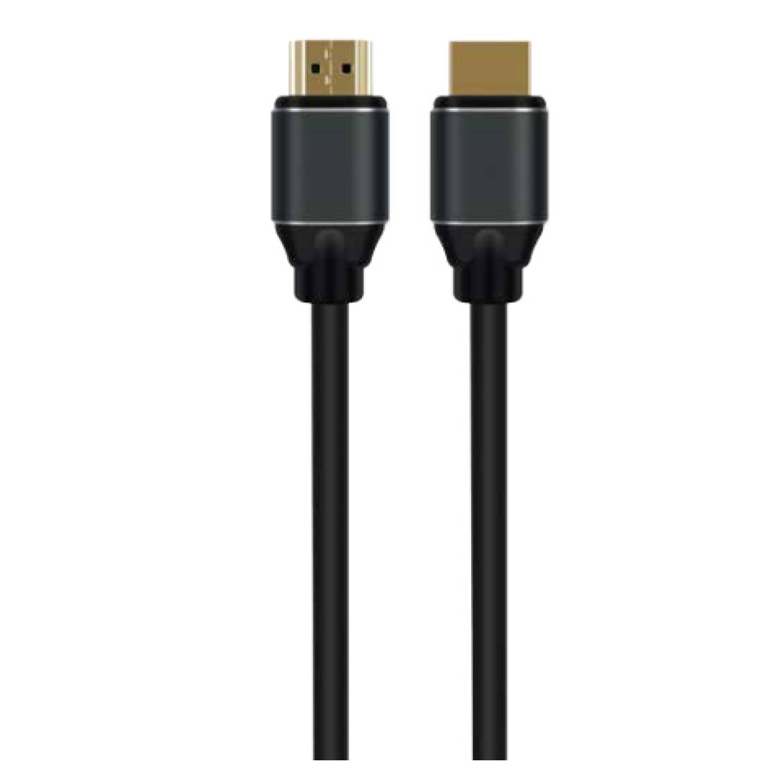 Cable Hdmi Punta Dorada 4K 1.5Mts Negro