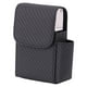 thumbnail image 4 of Estuche de cuero para encendedor de cigarrillos, funda de acero inoxidable trenzado negro para puros negro trenzado, 4 of 7