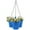 Blue, variant on Enameled Galvanized Hanging 3 Planter Unit for 5.5 in. Plants, Red