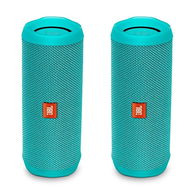 JBL Flip 4 Portable Waterproof Bluetooth Speaker Pair